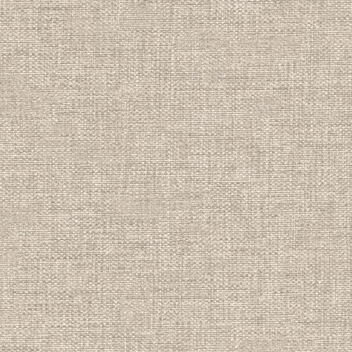 Grandeco Adana Calico Fabric Textured Wallpaper, Beige