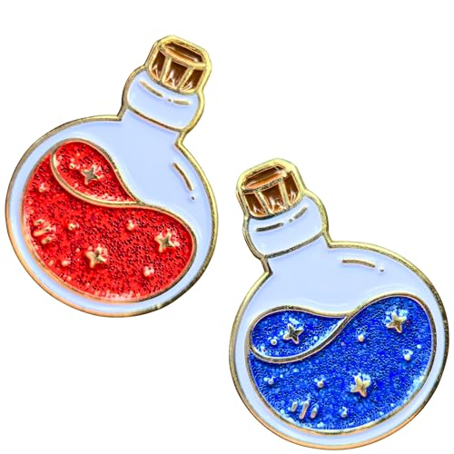 Image of Beetle Juice Sparkle Glitter Cute Lapel Pin Backpacks Set of 2