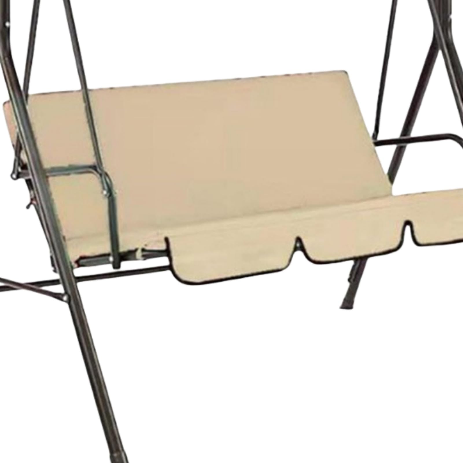 Funda impermeable para balancín – tafetán de poliéster 190T (150 x 150 cm) – Funda de repuesto para balancín de jardín de 3 plazas – resistente a los rayos UV, ligera y plegable (gris)