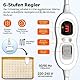 sinnlein Fußwärmer mit 6 Temperaturstufen & Timer | Fußheizung elektrisch | Überhitzungsschutz & Abschaltautomatik (Beige)