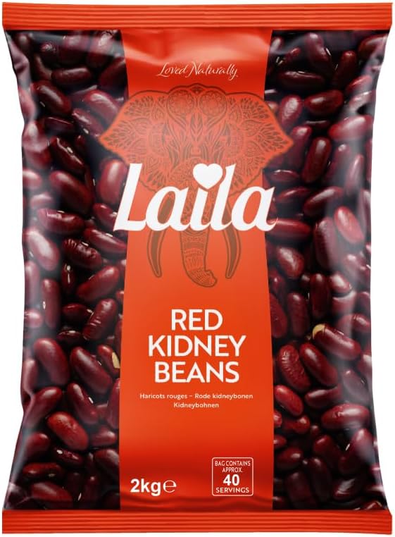 Laila Red Kidney Beans 2 kg (Pack of 1)