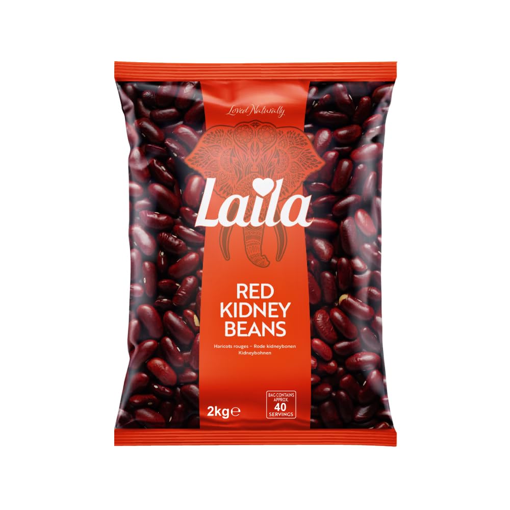 Laila Red Kidney Beans 2 kg (Pack of 1)