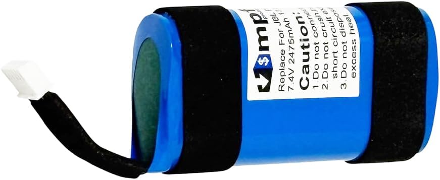 2475mAh SUN-INTE-265 Battery Replacement Compatible with JBL PartyBox On-The-Go Portable Karaoke Party Speaker