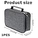 Imagen de DabbOo Estuche Organizador Gris 23x16x7cm con 72 Ranuras y Compartimentos Desmontables Gran Capacidad para Lapices Rotuladores y Accesorios Electronicos Ideal para Escuela Oficina y Viaje