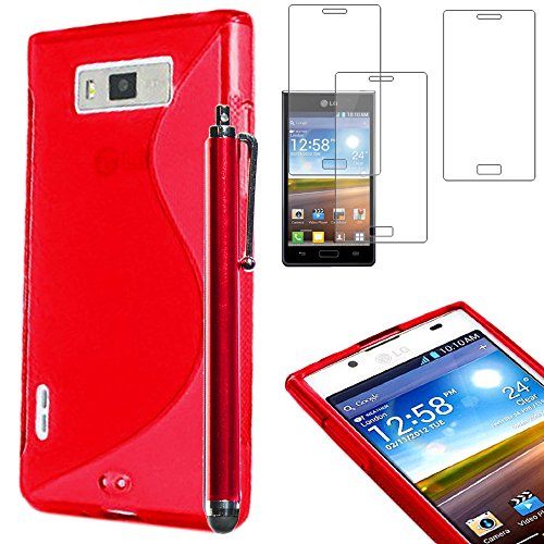ebestStar - Coque Compatible avec LG Optimus L7 P700 Etui Housse Silicone Gel TPU Souple Motif...