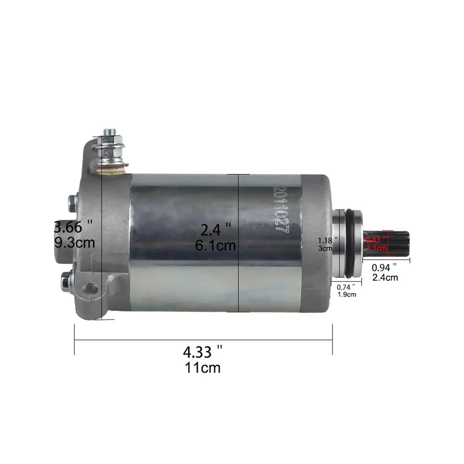 Motorino avviamento Per Kawasaki Bayou 220 250 KLF220 KLF250 1988-2011 SMU0052 21163-1130 21163-1266 21163-1253 Moto Motorino Avviamento