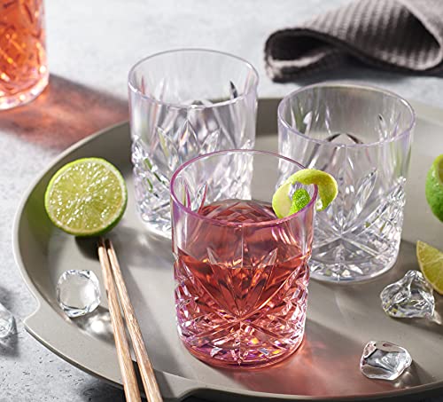 Godinger Shatterproof Acrylic Old Fashioned Rocks Glasses, Set of 4, 11oz - image 4