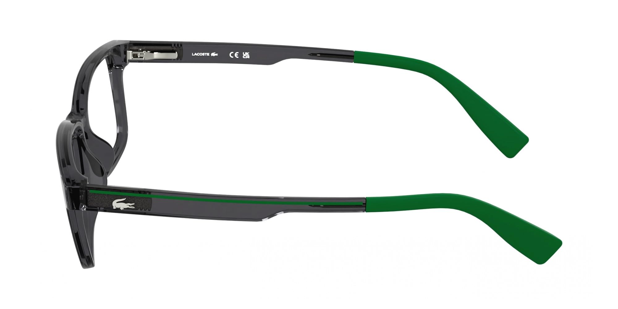 Lacoste L3664 035 PRZEZROCZYSTY SZARY 48/11/130 Ramka na okulary dla dzieci