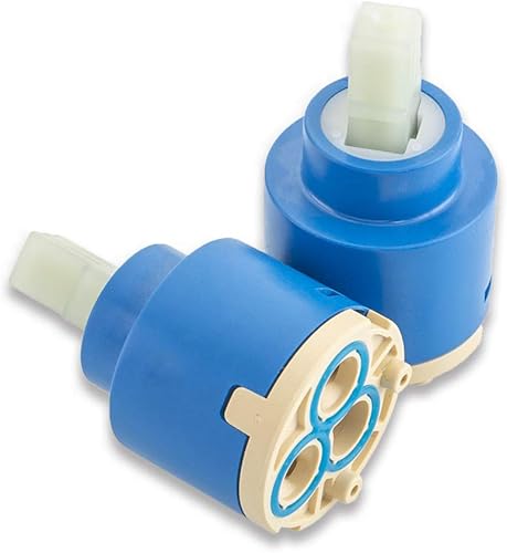 Miniatura 4 de XUCHUAN Diámetro 1.378 in Reemplazo de cartucho de grifo de cerámica para grifo de ducha de lavabo de cocina de una sola manija, válvula de grifo de