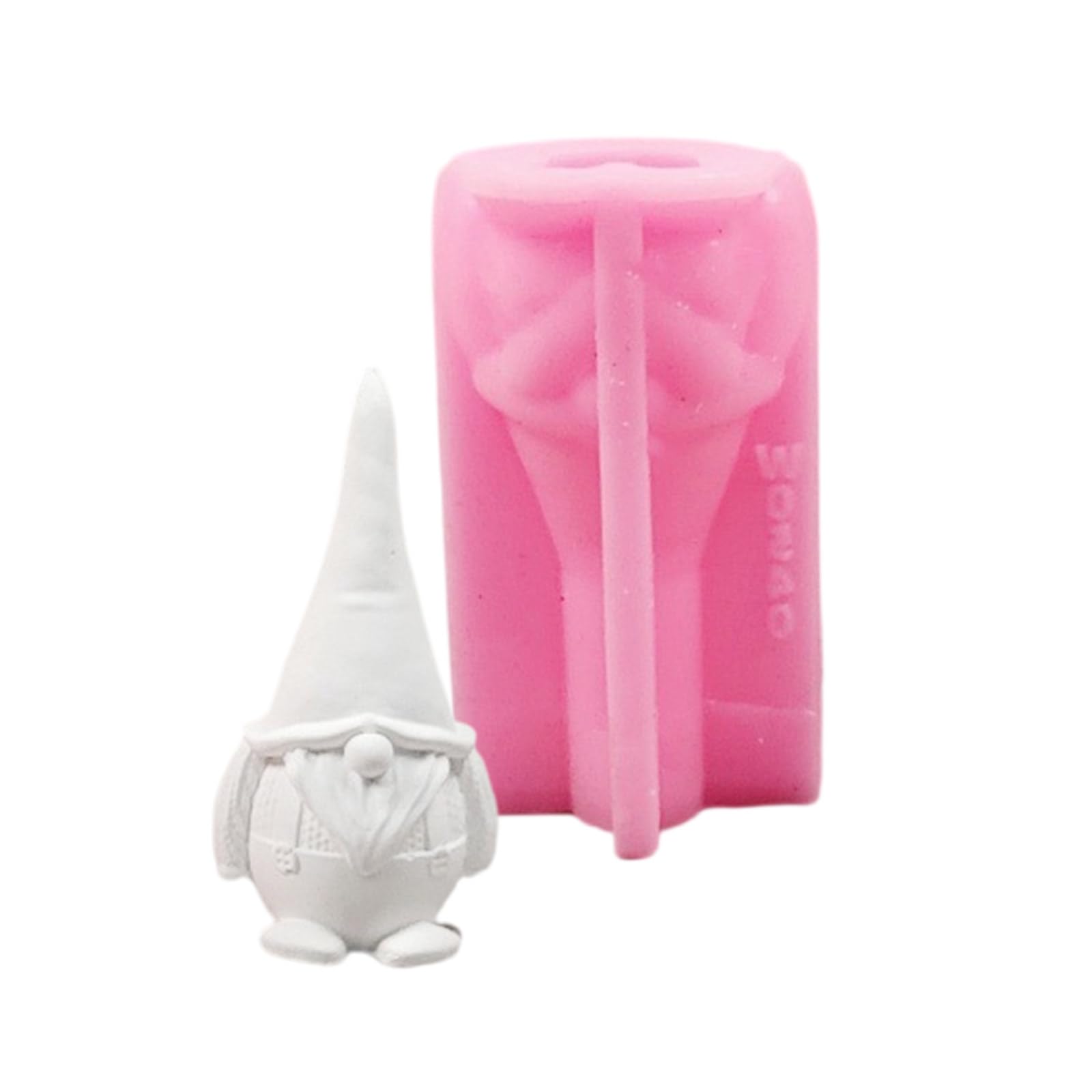 CUNZJIA Christmas Dwarf Statue Silicone for Epoxy Resin Candle Soap Making Fondant Silicone for Dessert Chocolate