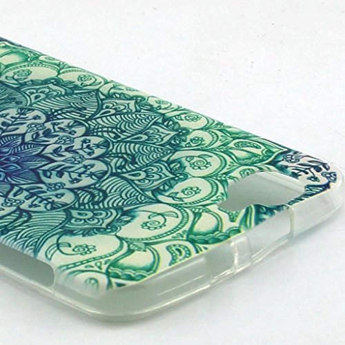 Wiko Rainbow Cover, YIGA Blu Bianco Fiore Stile