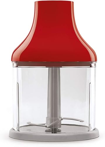 Miniatura 3 de SMEG Batidora de inmersión de mano con vaso de precipitados, cuenco para cortar con tapa, batidor de alambre, 5 controles de velocidad, fabricado