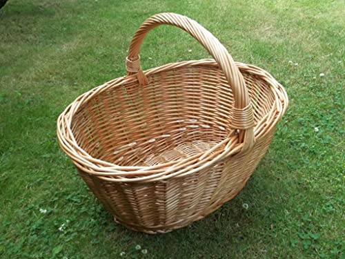 Einkaufskorb XL aus gesottener Weide Cover