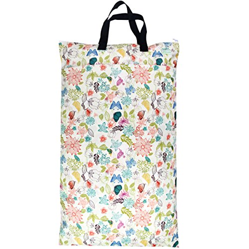 Wegreeco Reusable Hanging Wet Dry Cloth Diaper Bag thumb #3