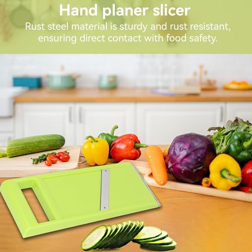 CVNRCLP Manual Vegetable Slicer - Handheld Kitchen Cutter for Potatoes, French Fries, and Vegetable Chips,Cabbage Shredder, - Image 2
