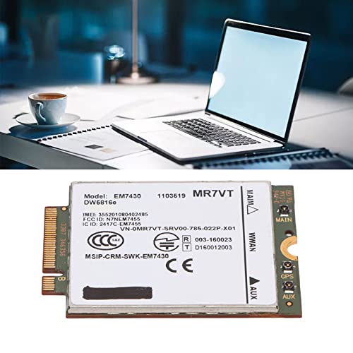 4G LTE Network Card, hasta 300 Mbps, Plug and Play M.2 Network Card para 7280 7285 7290 7389 7390 7480 7490 E7470, Mejora tu experiencia de conectividad miniatura 5