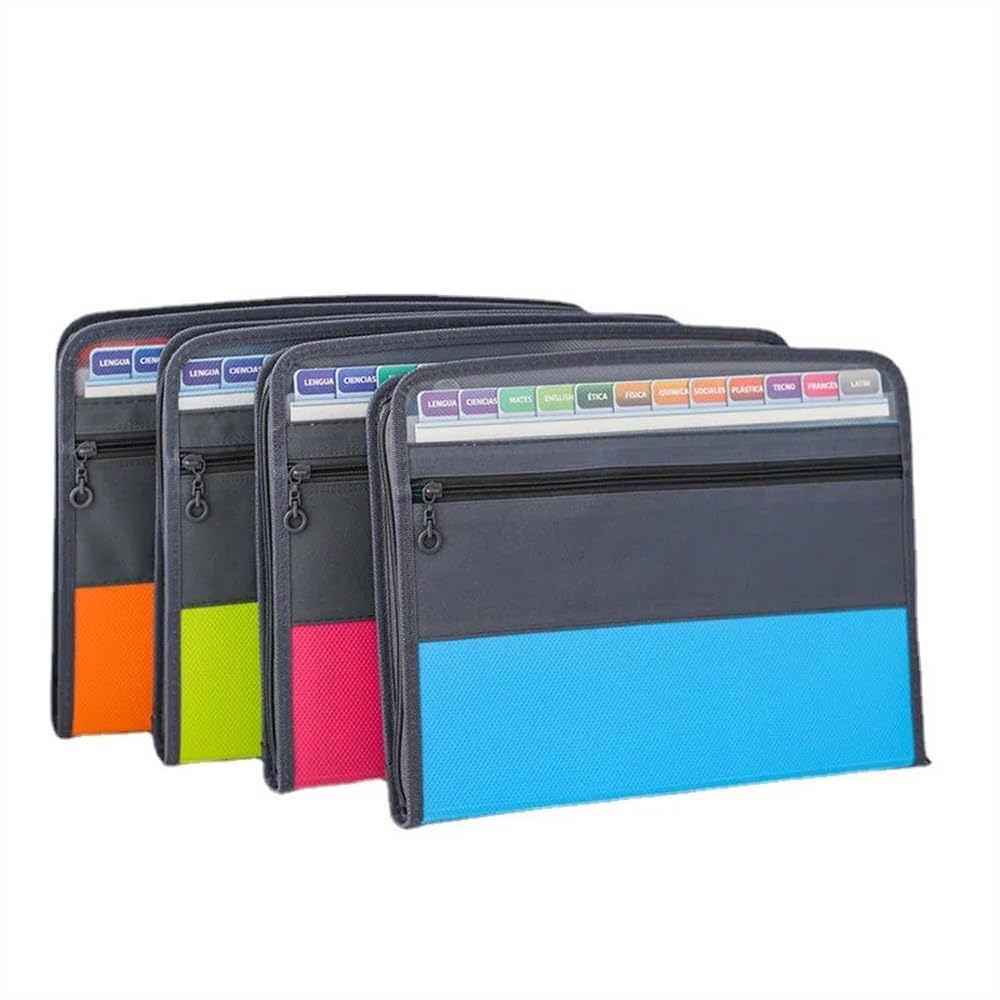 Umbrotiger 13-Pocket Document Organizer 2-Pack - A4 & B6 Waterproof Folders, Monthly Bill Storage - View #14