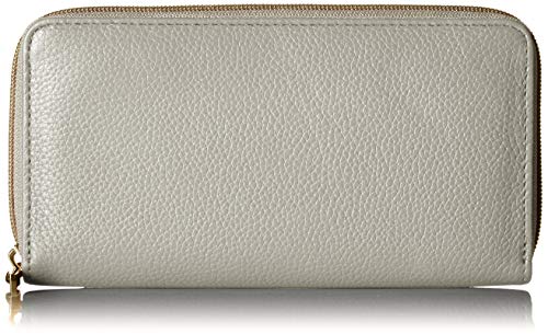 Buxton Florence II RFID Slim Single Zip, Gray