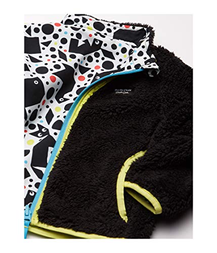 Burton Jaqueta infantil Snooktwo reversível, tangranimals/preto verdadeiro, 5