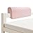 Wonder Space Toddlers\' Bed Rail Bumpers Protecter - Children\'s Bed Guardrail Padding - Anti-Collision | Increased Height | Fall Prevention - Easy InstallEnhanced Safety Mostly Fit (2.3ft, Pink)