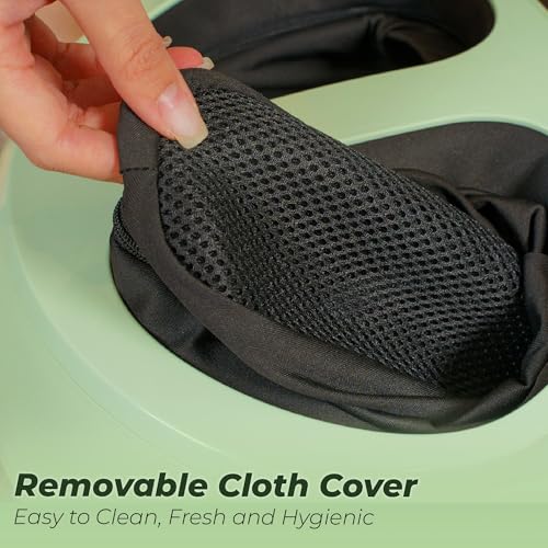 Image of Durafit91 Electric Foot Massager for Pain Relief, Feet Massager with Hand Simulation Massage, Air Compression, Shiatsu, Deep Kneading, Blood Circulation, Relaxation & Stress Relief, Portable Massager