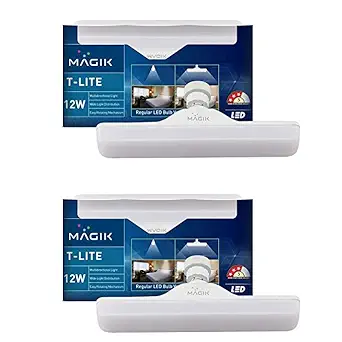 MAGIK T Light Bulb12W LED LAMP Warm White 3000K (PACK OF 2) Base B22