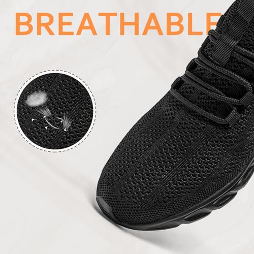 Oltyutc Mens Gym Running Shoes Slip-On Tennis Shoes Non Slip Breathable Workout Sneakers for Walking Jogging3