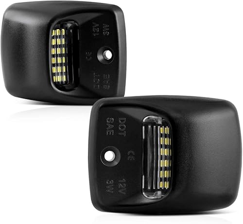 VIPMOTOZ Luz LED completa para placa de matrícula para Toyota Tacoma 2005-2015 y camioneta Tundra 2000-2013, blanco diamante 6000K, reemplazo de 2