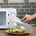 LAKESIDE LIVING Magnetic Microwave Splatter Shield - BPA FREE 11.5 Inch Plate Guard Lid With Built In Handles And Steam Vents