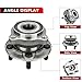 PEYU 513303 Front Wheel Hub and Bearing Assembly Replacement for Subaru Impreza 2008-2014, for Subaru Forester 2009-2014, for Subaru WRX 2013-2014, for Subaru XV Crosstrek 2013-2014