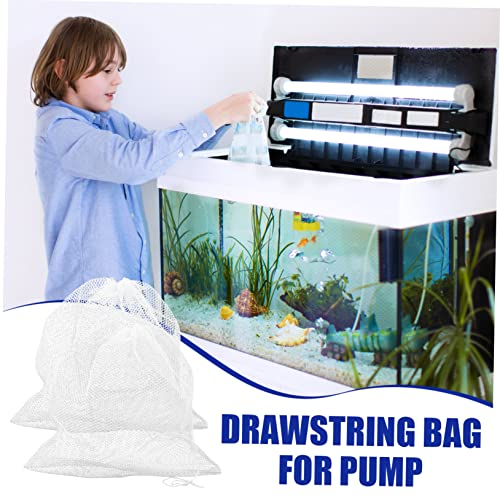 2pcs Bolsa de filtro para bomba de agua para acuario miniatura 6