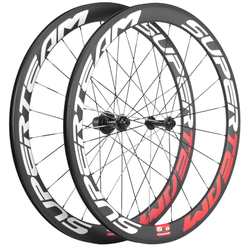 Superteam Carbon Fiber Road Bike Wheels 700C...