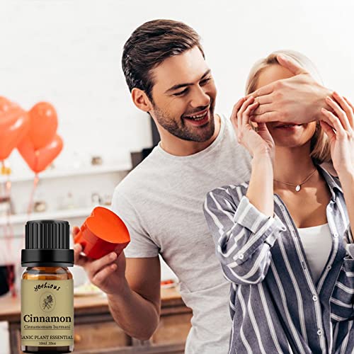 Yethious Cinnamon Essential Oil Organic Cinnamon Oil For Aromatherapy & Diffuser, Fragrance, Soap Candle Making 10Ml Gift #TOP5