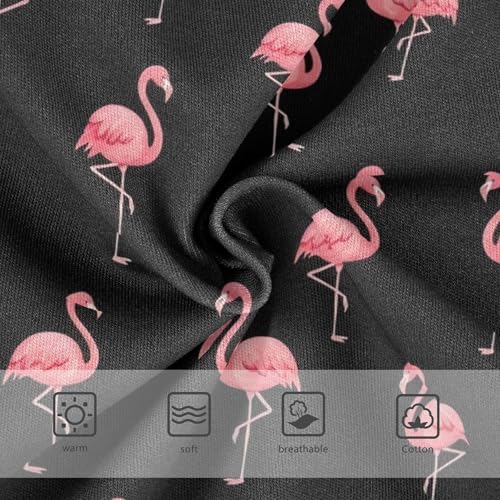 Cotton Toddler Underwear Floral Pink Flamingos Solid Black Panties for Girl Designer Briefs Kids Undies 2t3