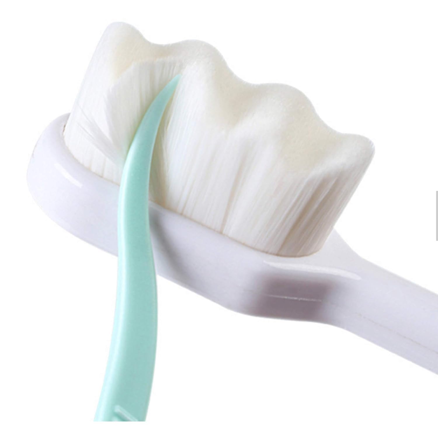 BHARAT EXPORTS Extra Soft Toothbrush for Sensitive Gums and Teeth. Micro Nano Toothbrushes with 20,000 Ultra Soft Bamboo Charcoal Bristles. Excellent Cleaning Effect Set of 2.. Random colour 4