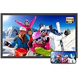 Large Digital Photo Frame Smart-Digital-Picture-Frame - 21.5 inch WiFi Frames FHD IPS No Touchscreen, 32GB, Remote Control, Synchronize Smartphone Screen, Send Photos Videos via APP Email, Free Cloud