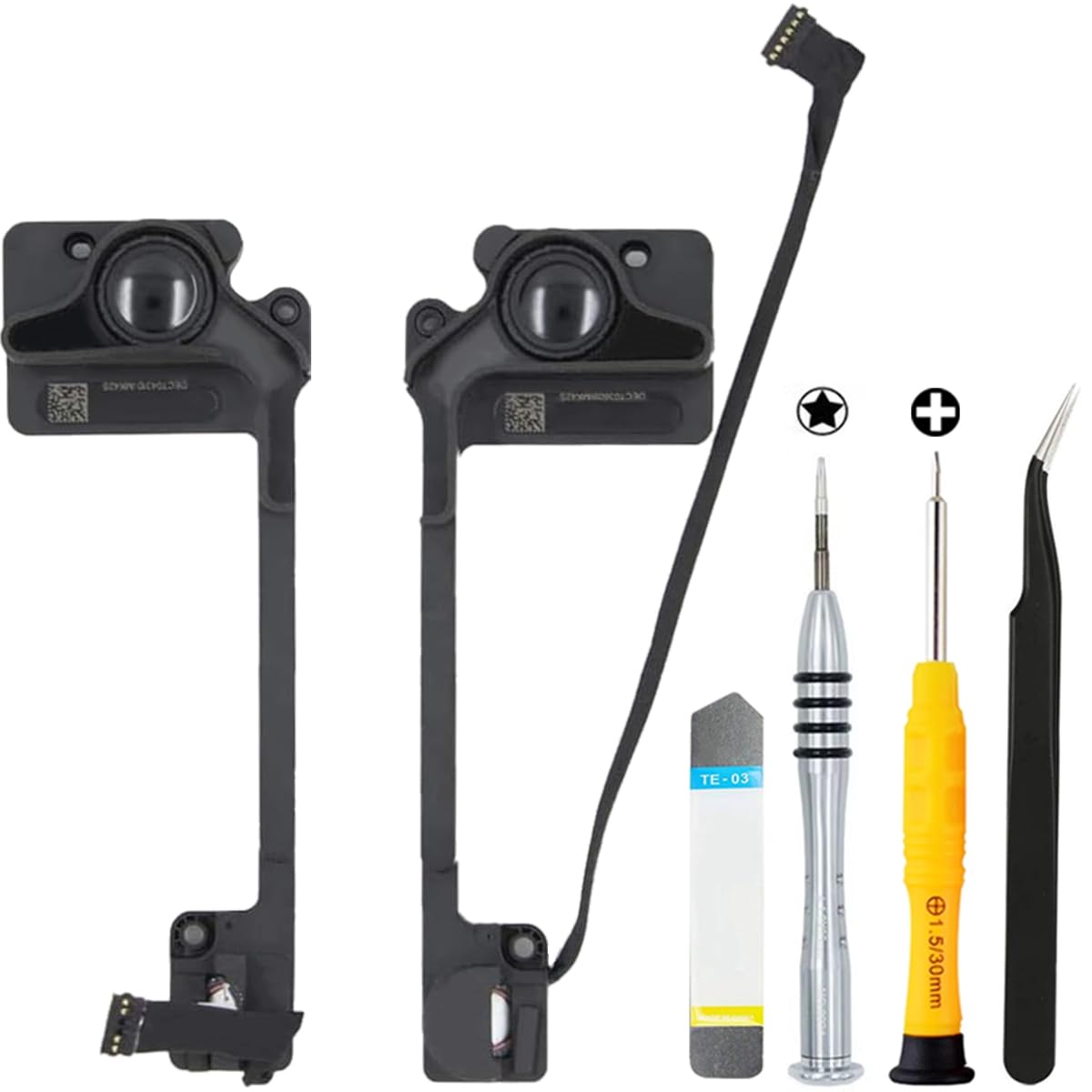 Sostituzione degli altoparlanti interni destra e sinistra Sostituzione L&R Stopakers per MacBook Pro 13 "Retina A1502 2012-2015 NR 609-0335-A-SET SPEAKER Interno