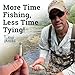 Knot KNEEDLE - Fishing Knot Tying Tool, Fish Hook Tying Tool, Fish Knot Tying Tool, Quick Fishing Line Tie Tool for Hooks & Lines, Fishing Gear & Accessories - 2-Pack W/Zingers