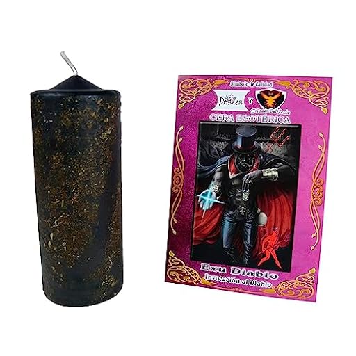 Velón esotérico herbóreo Exú Diablo - Invocación al Diablo - Las Velas de Mariano | Ya disponible en tu tienda friki favorita! En mundofriki.es!