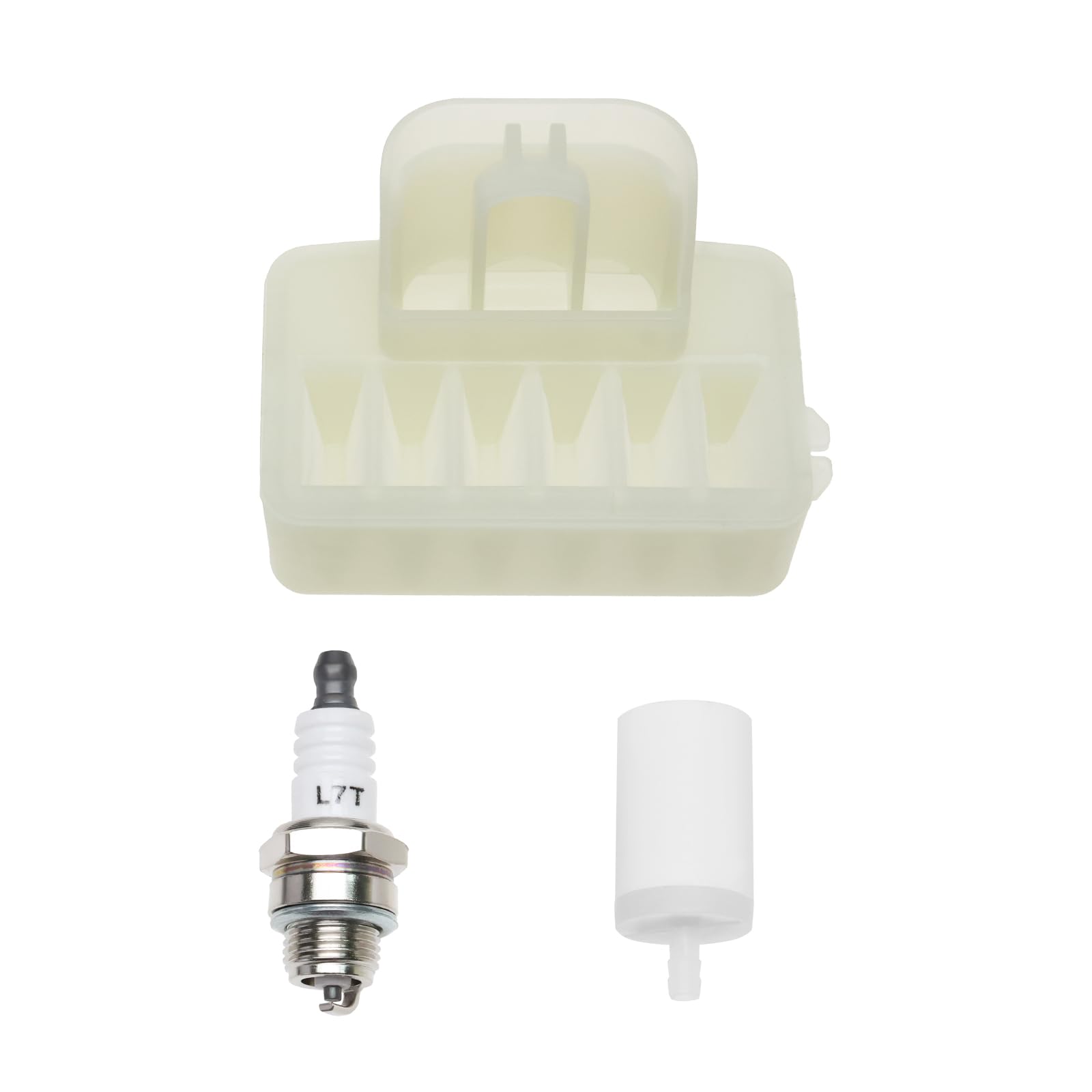Create idea 3 Sets of Air Filter Spark Plug Fuel Filter Compatible with Husqvarna 135 135E 140 140E 435 435E 440E Compatible with McCulloch CS350 CS390 CS410
