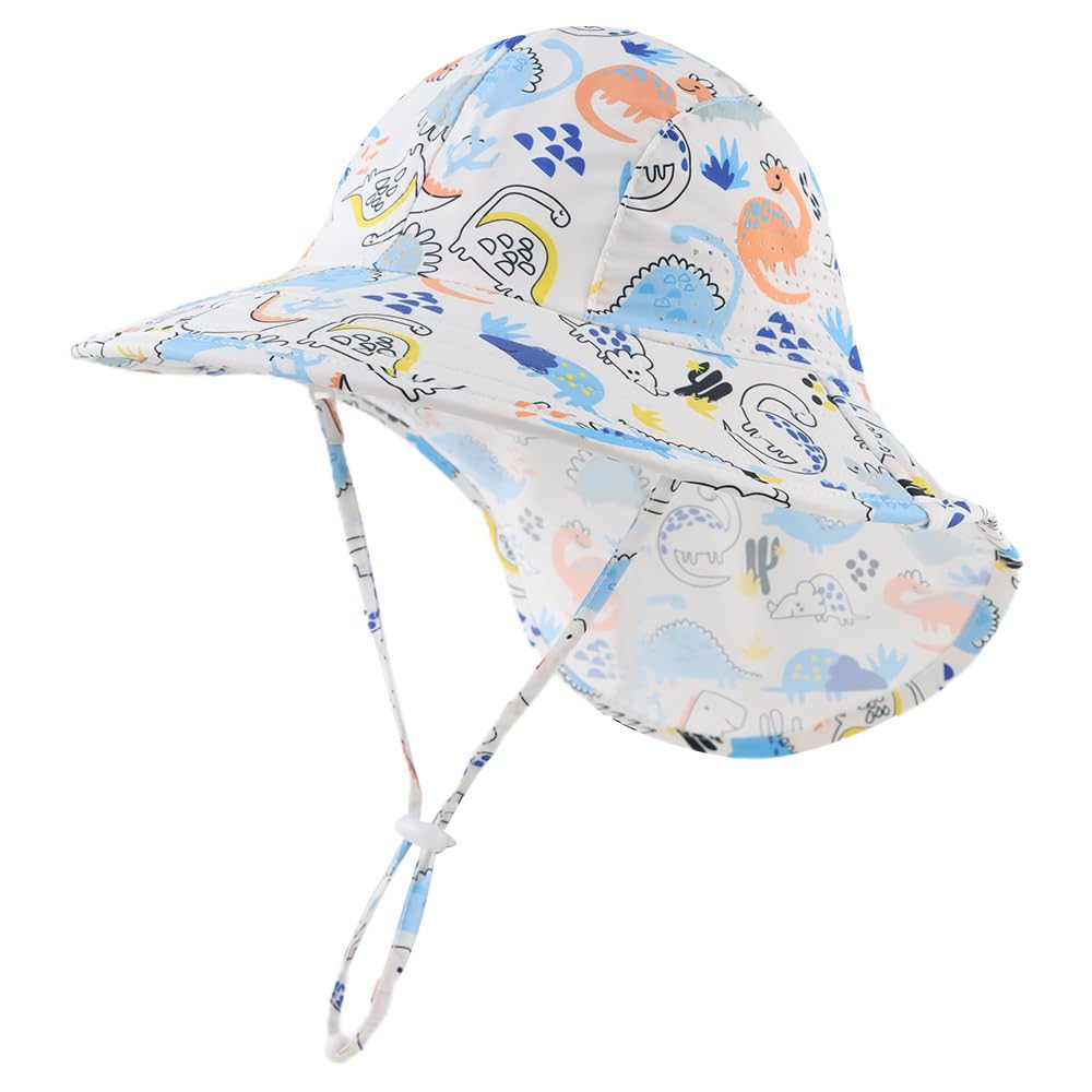Pesaat Gorra Bebe niña y niño Sombrero para el Sol Gorras Protección UV Gorra Transpirable ala Ancha Impermeable Gorro de Verano para