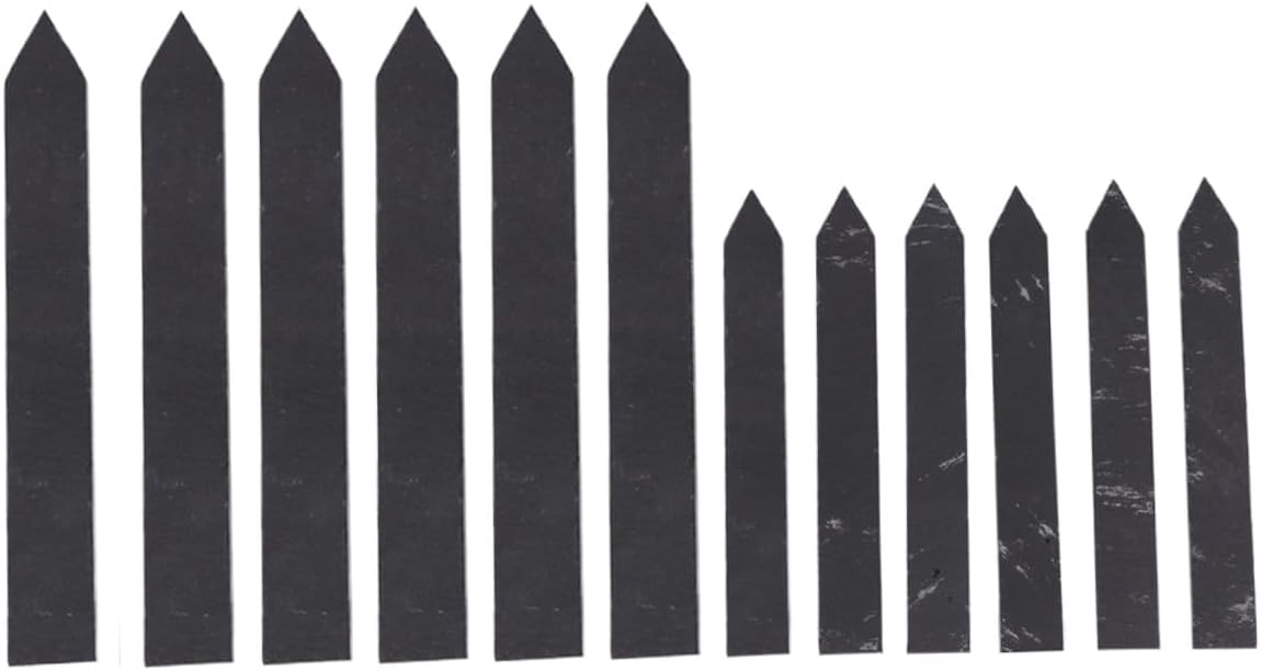 DOITOOL 12pcs Weather-Resistant Plant Labels Garden Stake Tags Reusable Plant Markers for Flower Beds Pots and Vegetable Gardens Lightweight