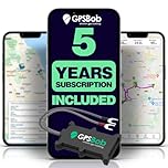 GPSBob 5 Year 2G/4G 12/24v Wired GPS Tracker, All Inclusive, No Monthly Fees, No Subscriptions, Cost-Effective, 5 Years Service Included, Car, Van, Truck, Caravan, Motorhome Tracker, Plug and Play