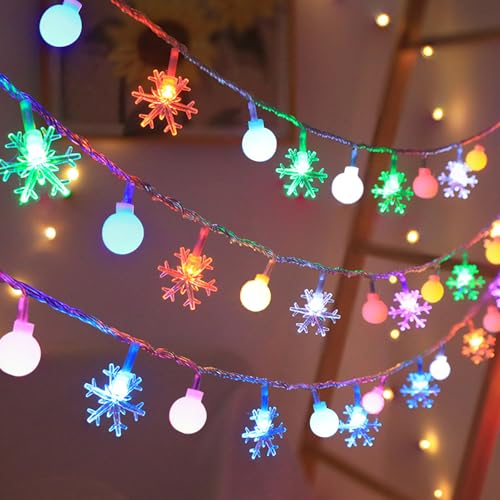 6 Meter 40LED Weihnachten Schneeflocke Lichterketten,Weihnachten Lichterkette,LED Lichterketten Batteriebetriebene,Wasserdicht Außen Innen Lichterketten für Zimmer Weihnachten Garten Beleuchtung 6 Meter 40LED Weihnachten Schneeflocke Lichterketten,Weihnachten Lichterkette,LED Lichterketten Batteriebetriebene,Wasserdicht Außen Innen Lichterketten für Zimmer Weihnachten Garten Beleuchtung