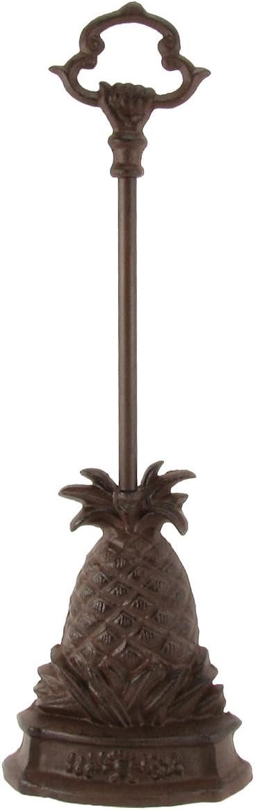Treasure Gurus Heavy Cast Iron Pineapple Door Porter Door Stop with Carry Handle