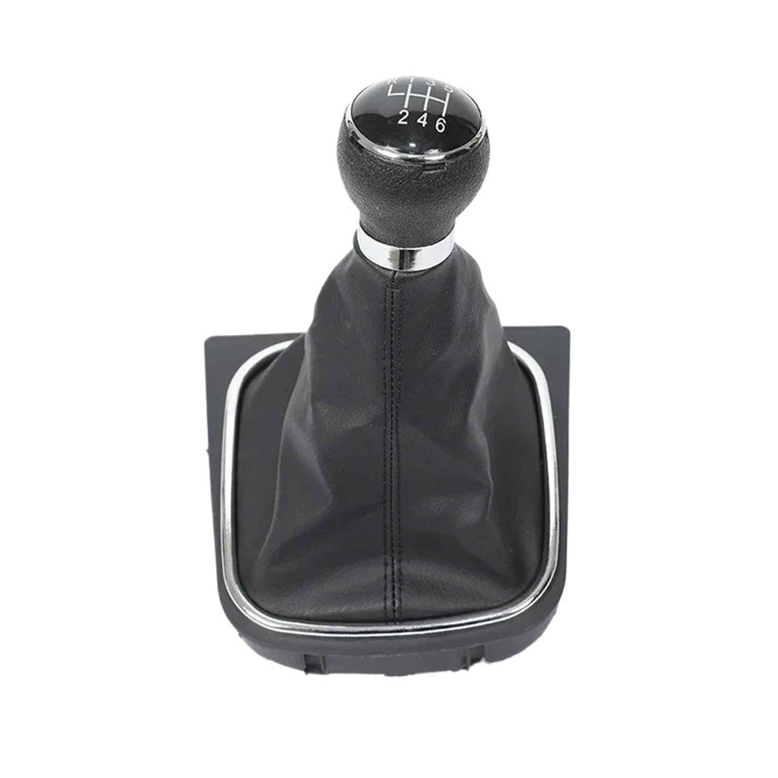 XZCVTYW 5/6 Speed Car for Golf 6 VI MK6 Jetta 5 for Golf 5 V MK5 Gear Shift Knob Lever Hand Ball Car Gear Shift Knob Head(6Speed Black Line)