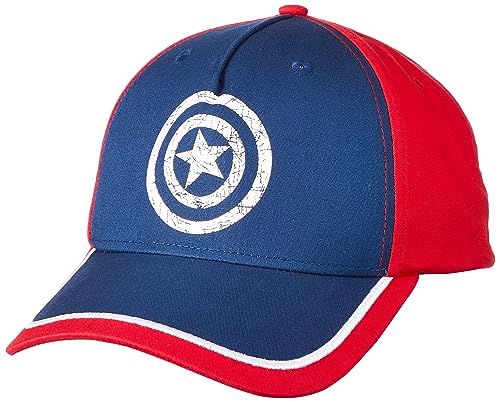 Image of Amazon Brand - Symbol Boy's Original Marvel /Captain America /Avengers 100% Soft & Pure Cotton Short Sleeve T-Shirts & Cap Combo Packs
