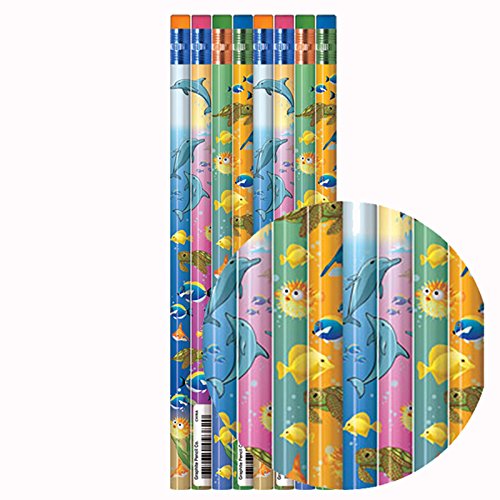 Matite HB con animali marini (Pesci Colorati