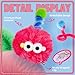 Z-CHARMMY Crazy Hair Day Accessories for Girls, Funny Hair Clips for Kids, Cute Cartoon Clips for Kids, 5 Pieces