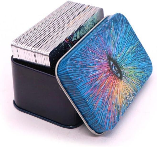 Hirti Little Prisma Visions Tarot Decks with General Instructions Book | Traditional Standard Tarot Deck Card Game for Adults Beginners (Little Prisma Visions Tarot Cards)